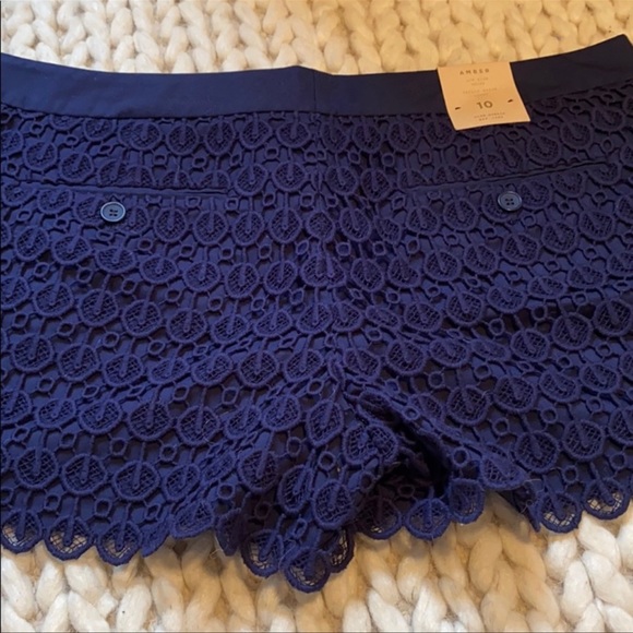 Club Monaco Navy Blue Amber shorts size 10 NWT - Picture 6 of 7